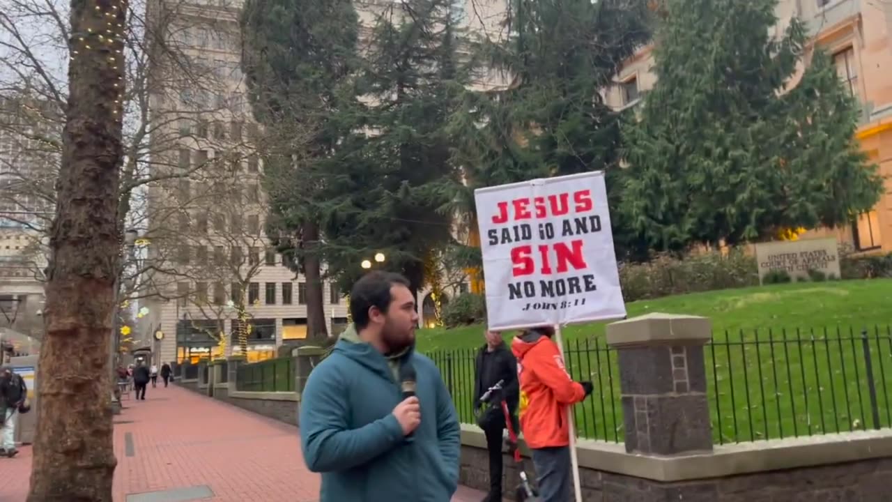 Don't look to government to FIGHT your battles for you Portland Street Preaching