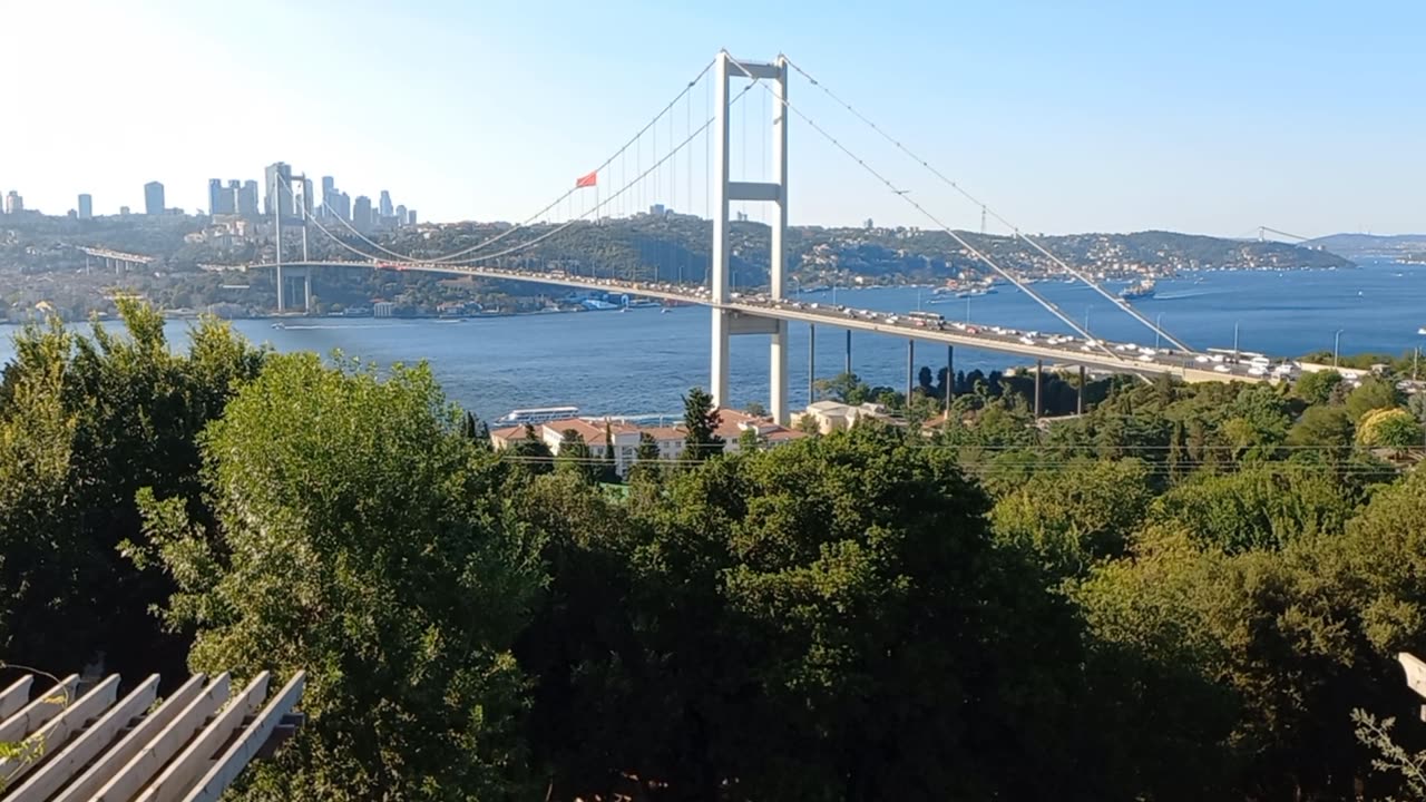 A landscape of trees, the sound of birds and the sea