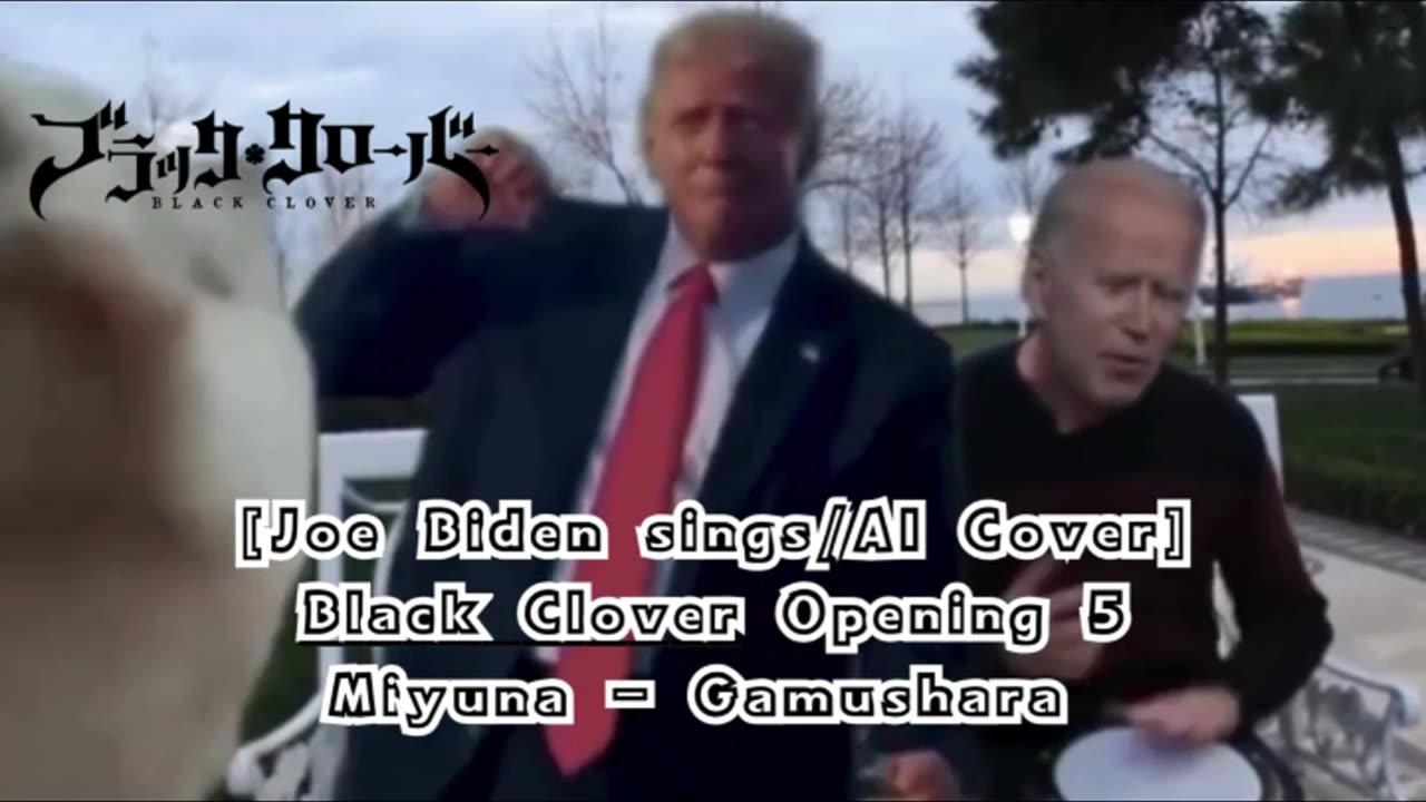 [Joe Biden sings/AI Cover] Black Clover Opening 5 Miyuna - Gamushara