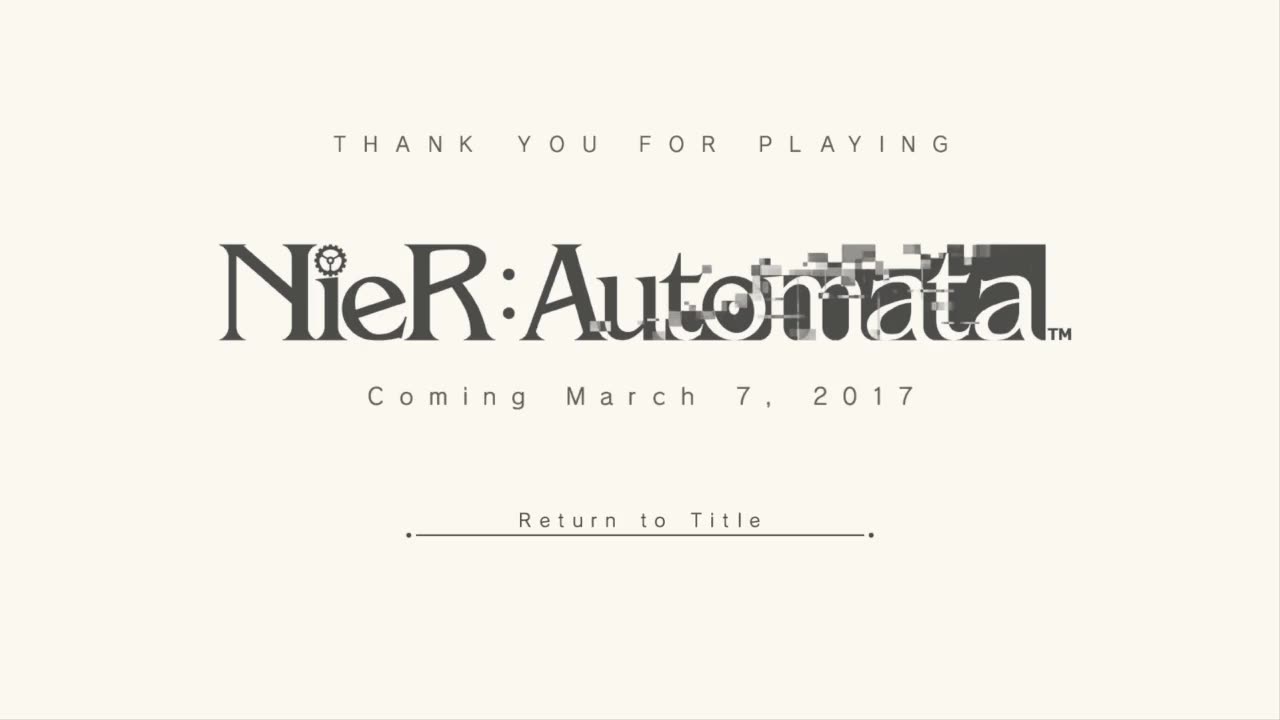 Let's Play Nier: Automata Demo - First Impressions and Analysis