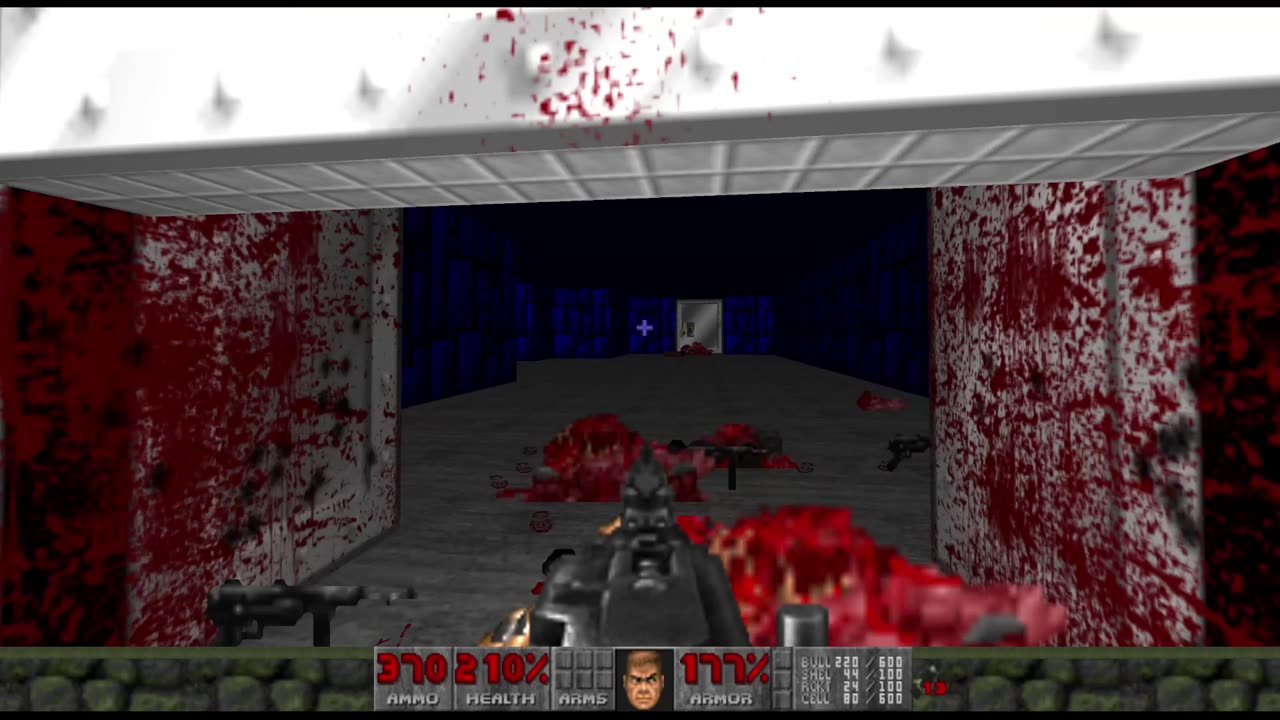 Brutal Doom 2 - Hell on Earth - Pistol Start - Hard Realism - Wolfenstein (level 31)