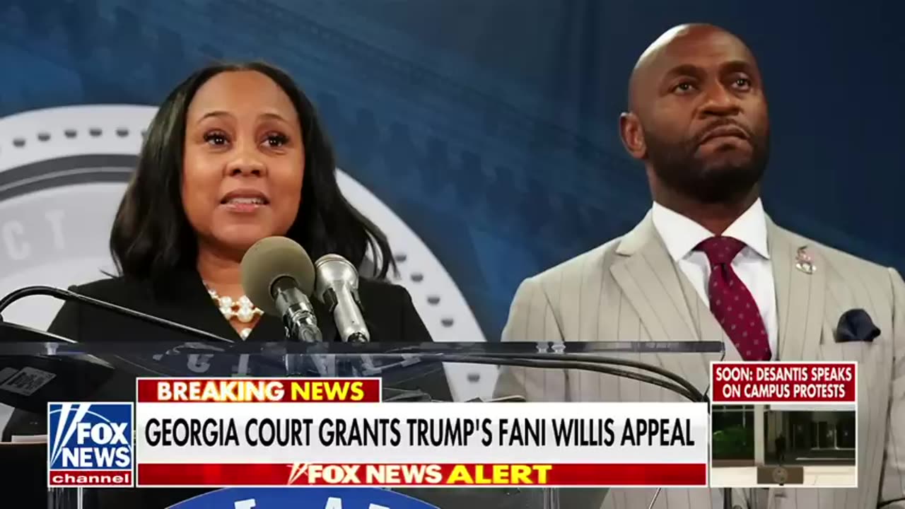 Georgia court agrees to hear Trump's appeal to disqualify Fani Willis fox news gutfeld show