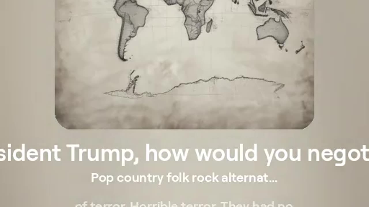 Track 17 - If Trump had an album from his answers in the debate [Pop country folk rock alternative]