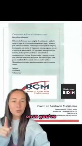 NGO In Mexico Handing Out The 'Vote For Joe Biden' Flyers