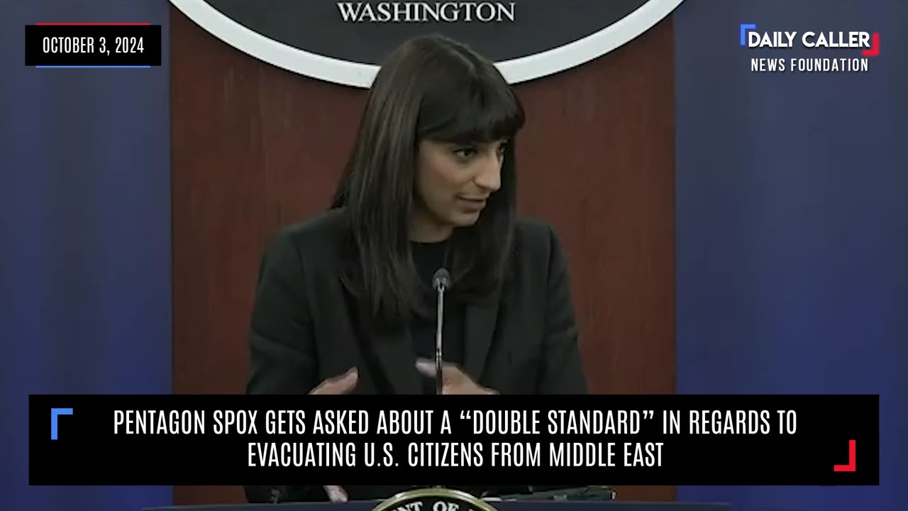 Pentagon Asked About a "Double Standard" in Regards to Evacuating U.S. Citizens from Middle East