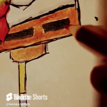 Drawing my childhood favourite cartoon character 👀😍👦🧽👔