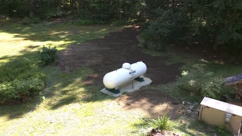 New propane tank