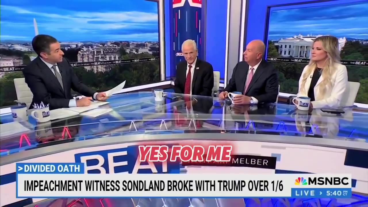 BREAKING: MSNBC Stunned as Sondland Shifts Support to Trump, Criticizes Biden-Harris Policies