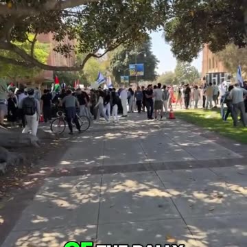 Pro-Israel Protest vs. Anti-Israel Rally: UCLA Clash Amidst Verbal Aggression (4-28-24)