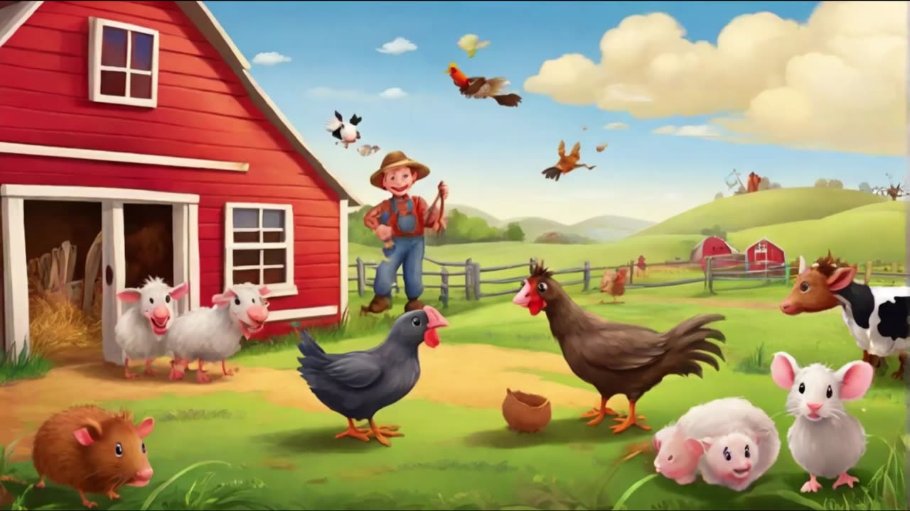 Old MacDonal, E-I-E-I-O | Best English Poems and Rhymes Learning for Kids