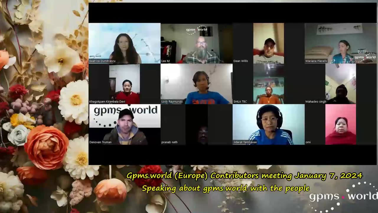 Speaking about gpms.world with people