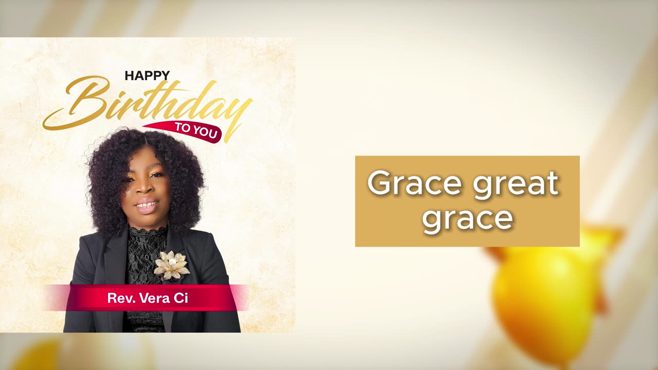 VERA CI - Happy Birthday (Official lyrics video)