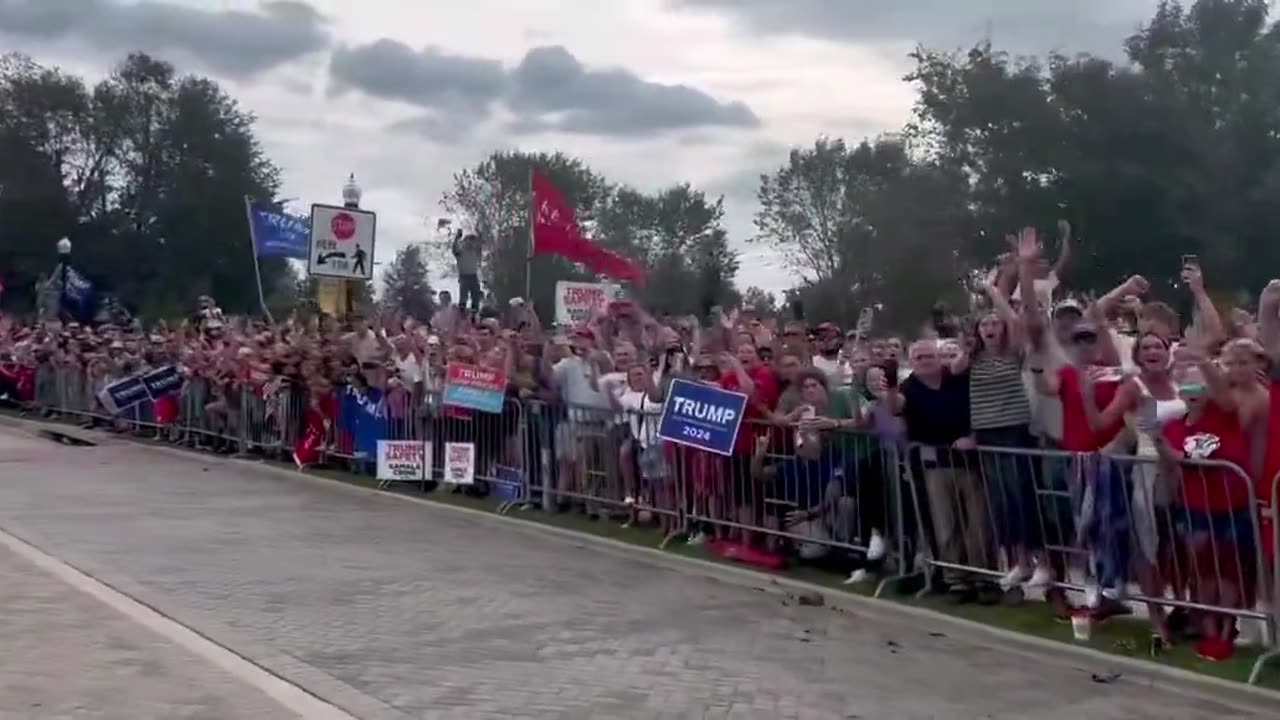 President Trump departing Georgia! Next stop, North Carolina. -America First