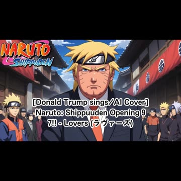 [Donald Trump sings/AI Cover] Naruto: Shippuden Opening 9 7!! (Seven Oops) - Lovers