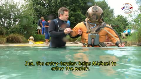 DWEG 2013 helmet diving weekend Michael and Jim