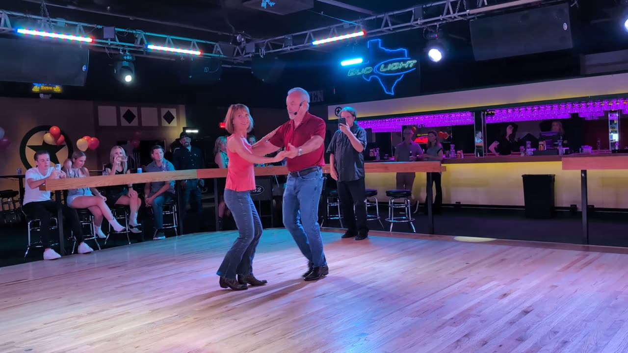 Progressive Double Two Step @ Electric Cowboy with Audrey Saxon and Dan Truex 20241004 203017512