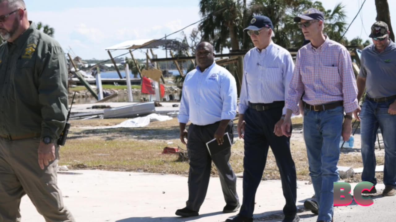 Biden surveys storm damage in Georgia and Florida as Helene death toll tops 200