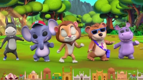 "Adorable Children Discover the Joy of Animal Songs: A Musical Adventure for Kids!"