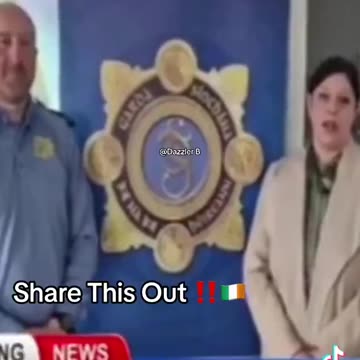 Gardaí on Pakistani state television,