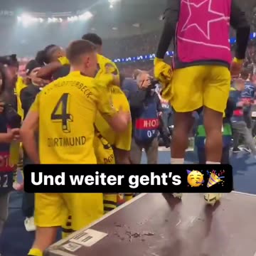 Nico Schlotterbeck laughs off his nasty fall while trying to jump