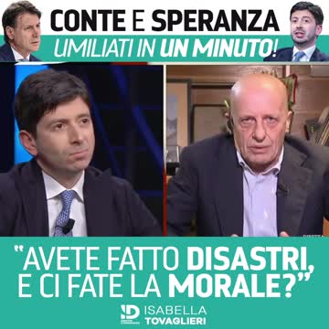 Conte e Speranza distrutti e umiliati in un minuto