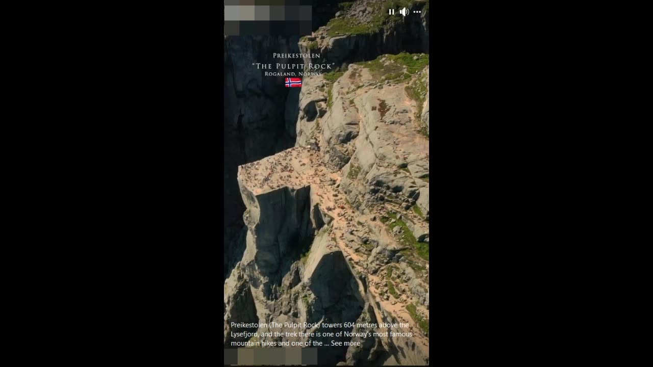 Melted Building - The Pulpit Rock in Norway