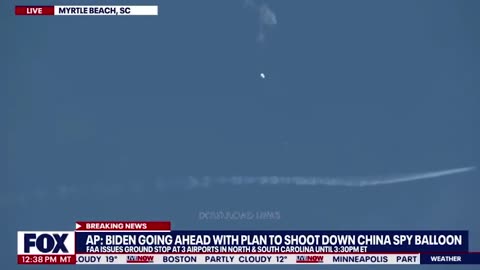 US Military Destroys CCP Spy Balloon - 2/4/23