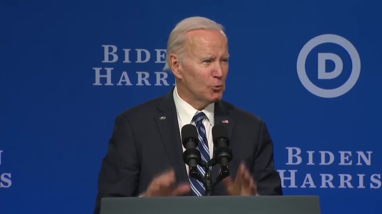 Joe Biden addresses Democratic Party in Philadelphia