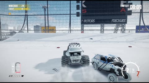 Demolition winter Arena Wreckfest Bugzilla Wrecked, Gold Trophy