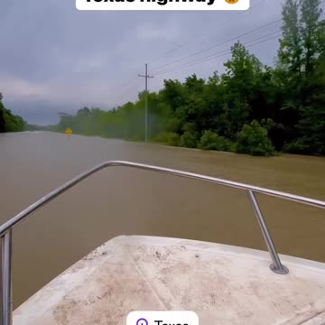 WATCH: People are now boating down highways