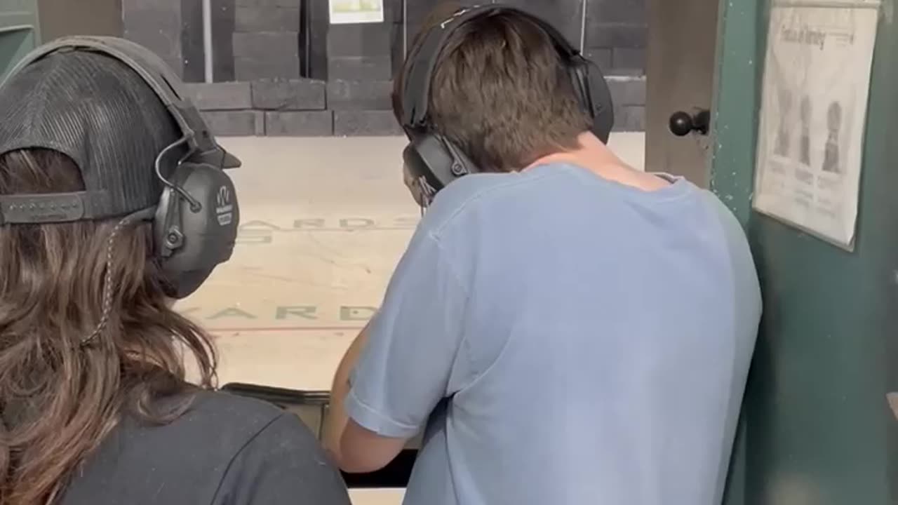 Shooting a rifle