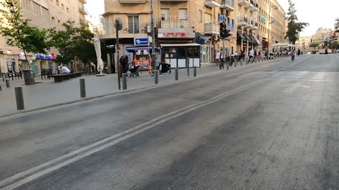 Walking King George Street on Jerusalem Day 2022