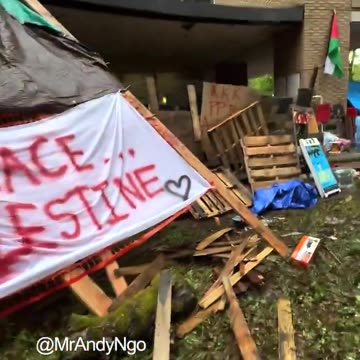 Domestic Terrorists Set up their own Autonomous Zone at Portland University