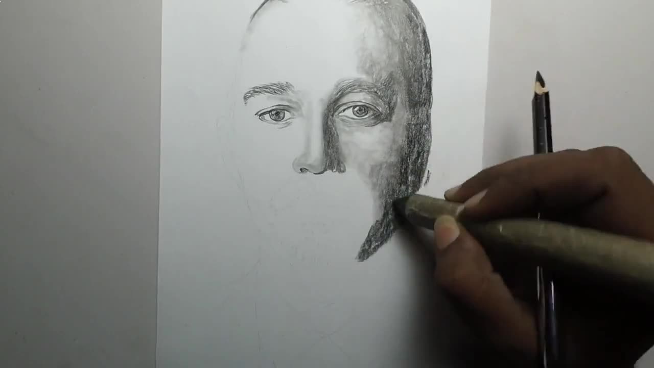 Shia LaBeouf Best Look Pencil Drawing