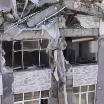 Drone footage from Turkey shows aftermath of deadly earthquakes #Shorts