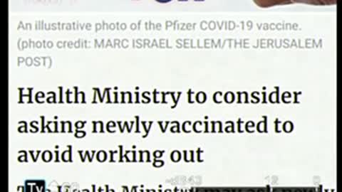 Health ministry to consider asking newly vaccinated to not work out