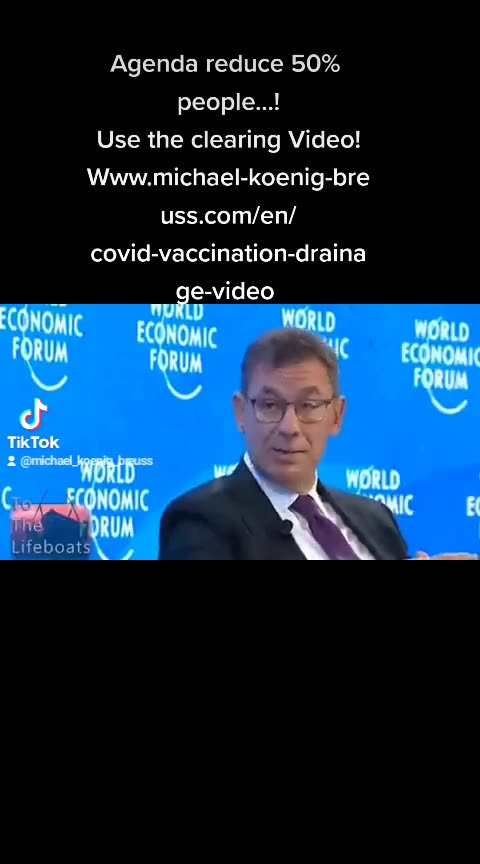 Pfizer Manager WEF reduce Population 50%