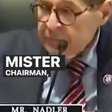 Jerry Nadler is TERRIFIED of Jim Jordan