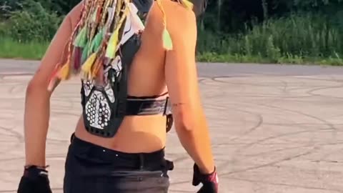 Sports bike stunts viral