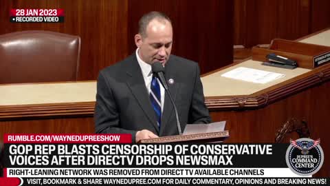 Sen. Bob Good SLAMS DirectTV's Removal Of Newsmax