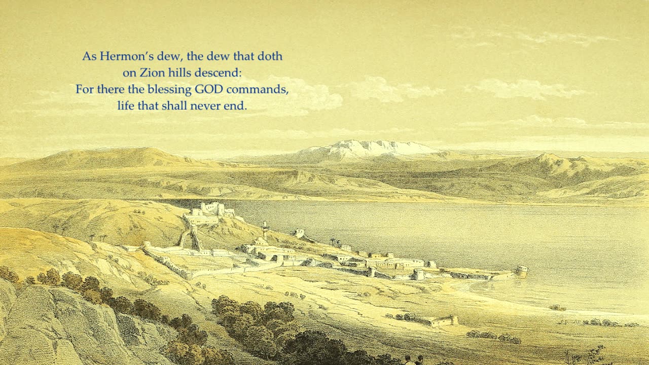 Psalm 133 "Behold, how good a thing it is" To the tune Eastgate. Scottish Psalter - A cappella