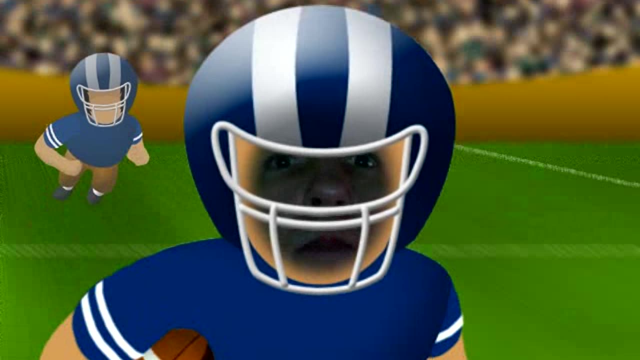 I like playing football.