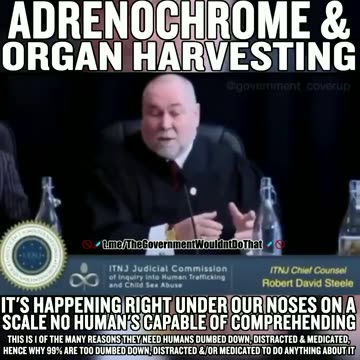 Adrenochrome and organ harvesting