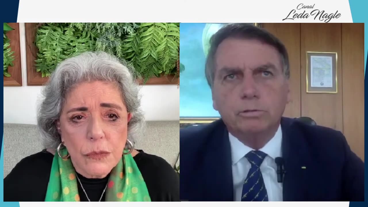 LEDA NAGLE ENTREVISTA JAIR MESSIAS BOLSONARO.