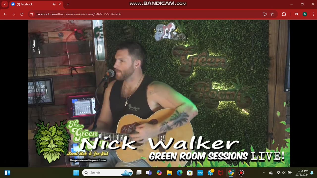 MARCH 4 2020 Nick Walker LIVE @ The Green Room Key West Part 2