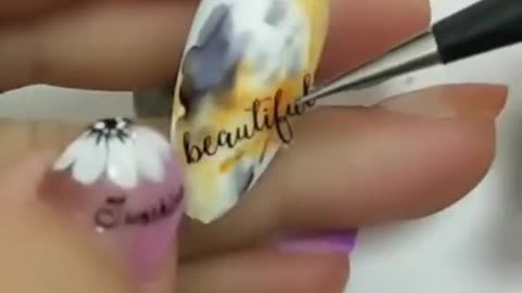 Easy art for your nails 🖌️