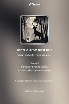 Don't Go Out At Night Time (Homebrew DnD Campaign Song)