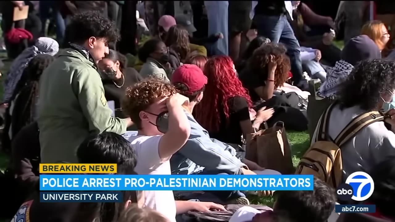 LAPD arrests more than 90 people after pro-Palestinian protest at USC