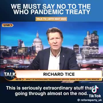 WE MUST SAY NO TO THE WHO PANDEMIC TREATY