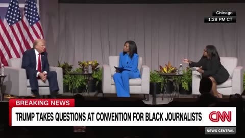 Trump goes on rant questioning Harris Race at black journalist